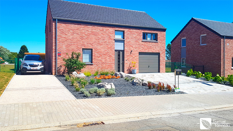 006_Amenagement_allee_de_garage_Samuel_Tonneau_amenagement_jardin_entretiens_Tournai_Peruwelz_Tourpes_Beloeil_Mons